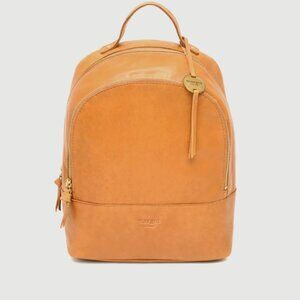 Margot New York Kimmie Tan Leather Backpack